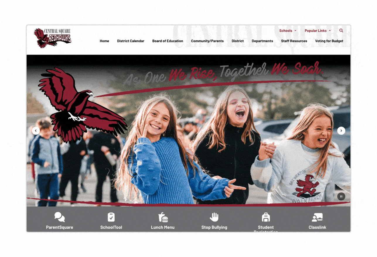Central Square School District homepage
