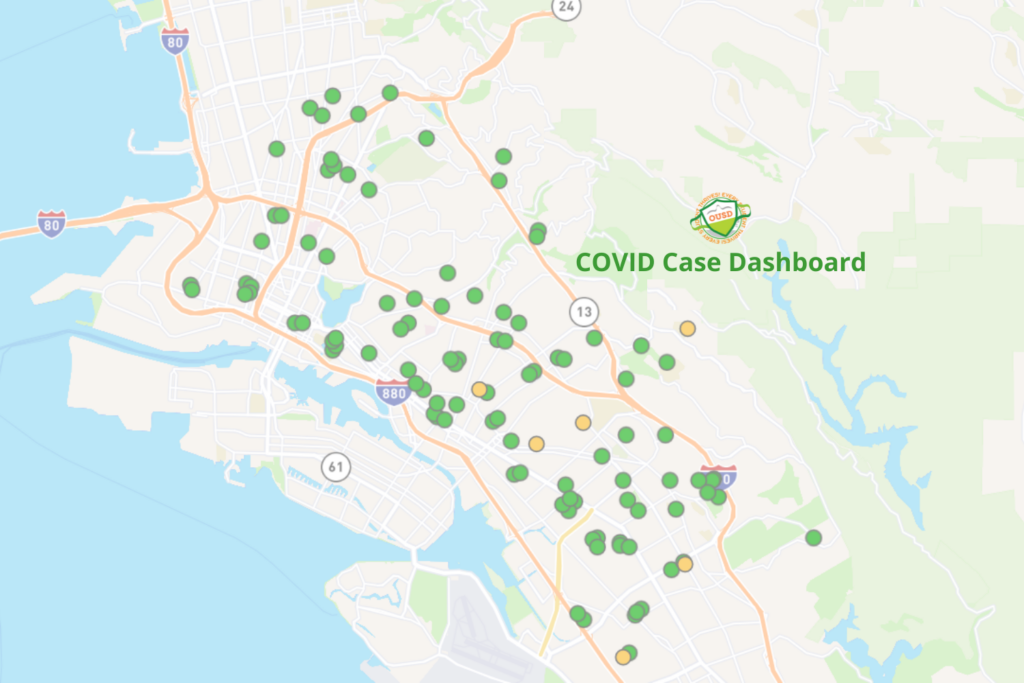 COVID Case Dashboard||OUSD Case Study