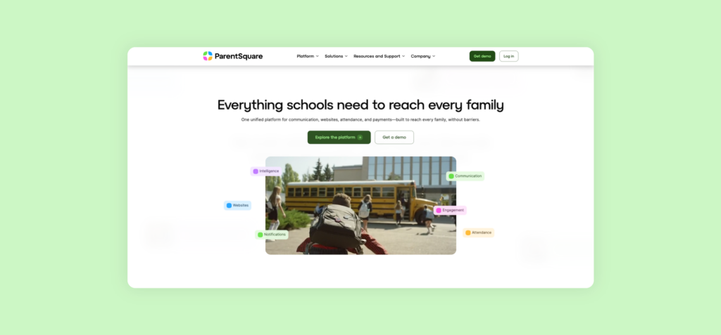 ParentSquare website
